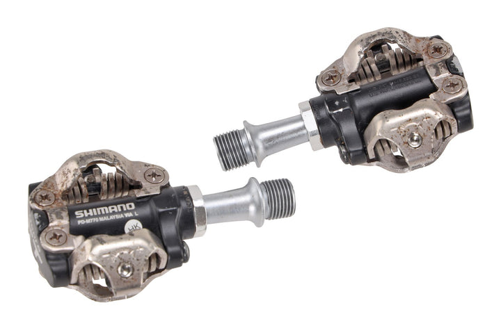 Shimano Deore XT PD-M770 SPD Clipless Mountain Bike Pedals 9/16" w/ Cleats MTB