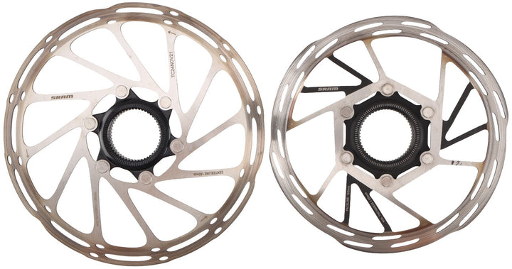 SRAM Centerine / Paceline Bike Disc Brake Rotors 180/160mm PAIR CL Gravel Road