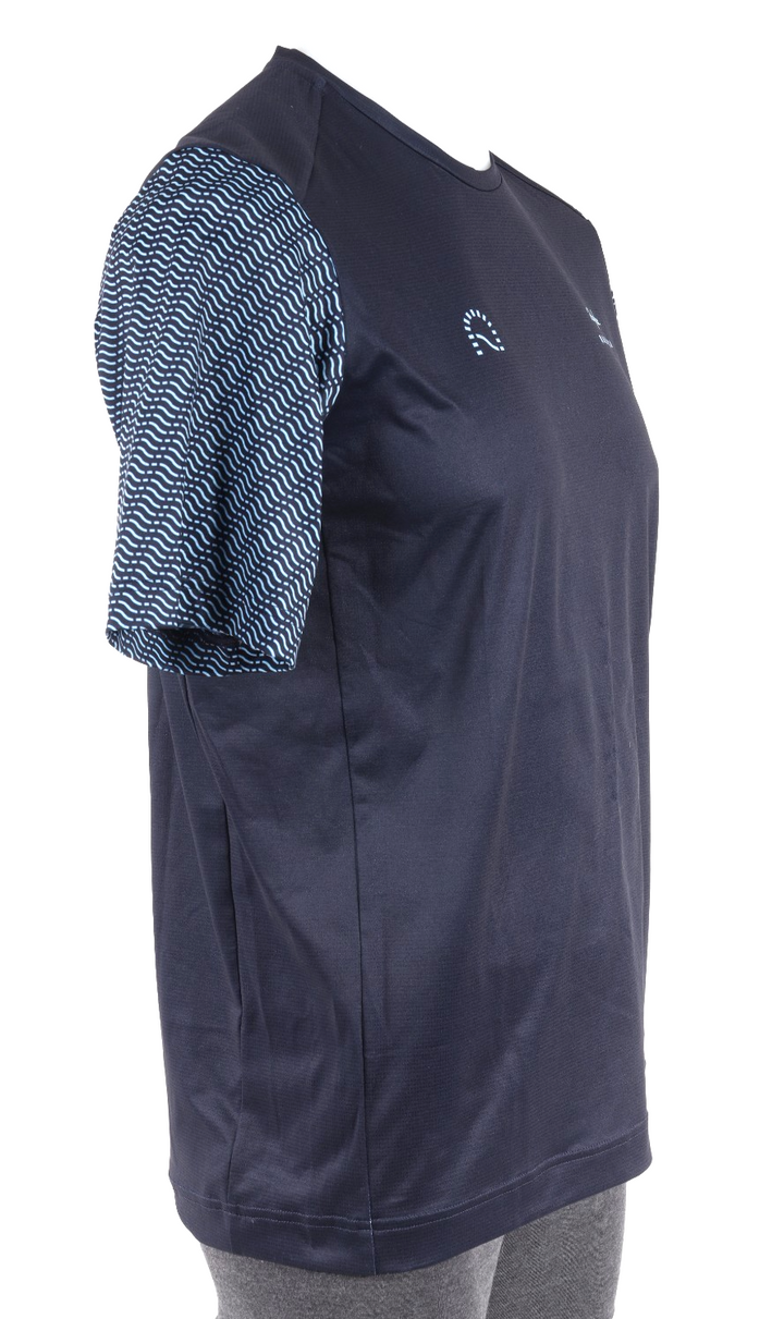 Rapha Mallorca Technical Short Sleeve Mountain Bike Jersey Men MEDIUM Blue