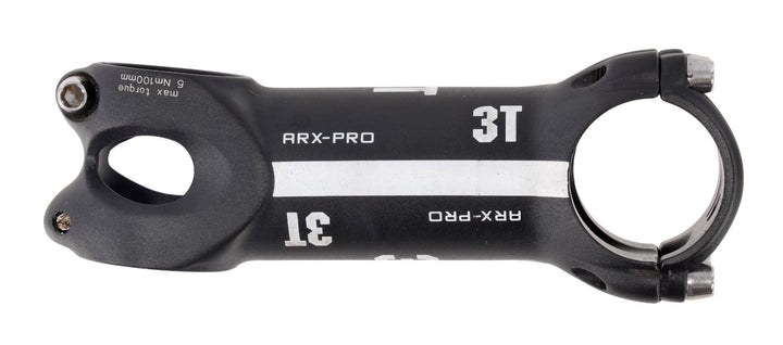 3T ARX-PRO Alloy Road Bike Stem 31.8x 100mm BLACK 6º Gravel 1 1/8" Mountain Race