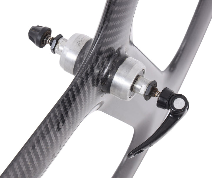 HED 3C Carbon Tri Spoke Tubular Road Bike FRONT Wheel 700c QR Rim Brake Tri TT