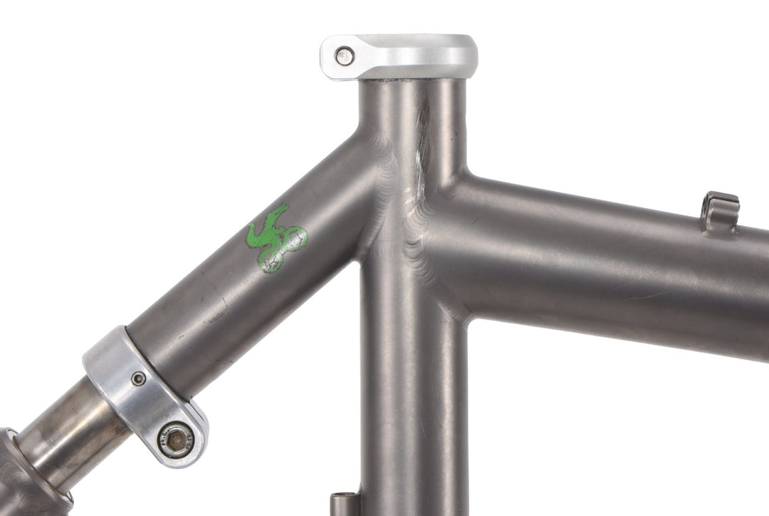 Moots YBBeat Titanium Softail Mountain Bike Frame 21" XL 30mm Rim Brake USA Ti