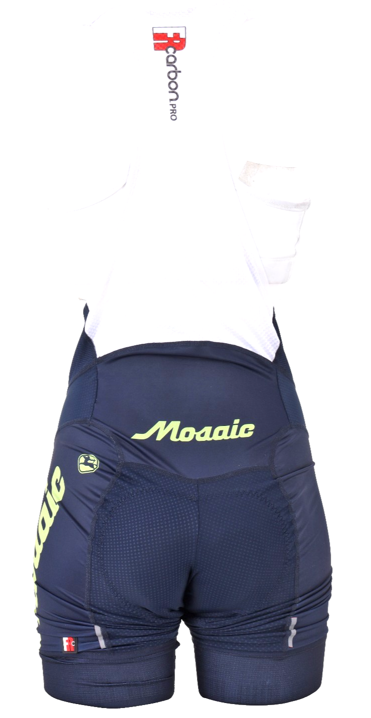 Giordana FR-C Pro Mosaic Bib Shorts Men SM Blue Road Gravel Bike Cycling Italy