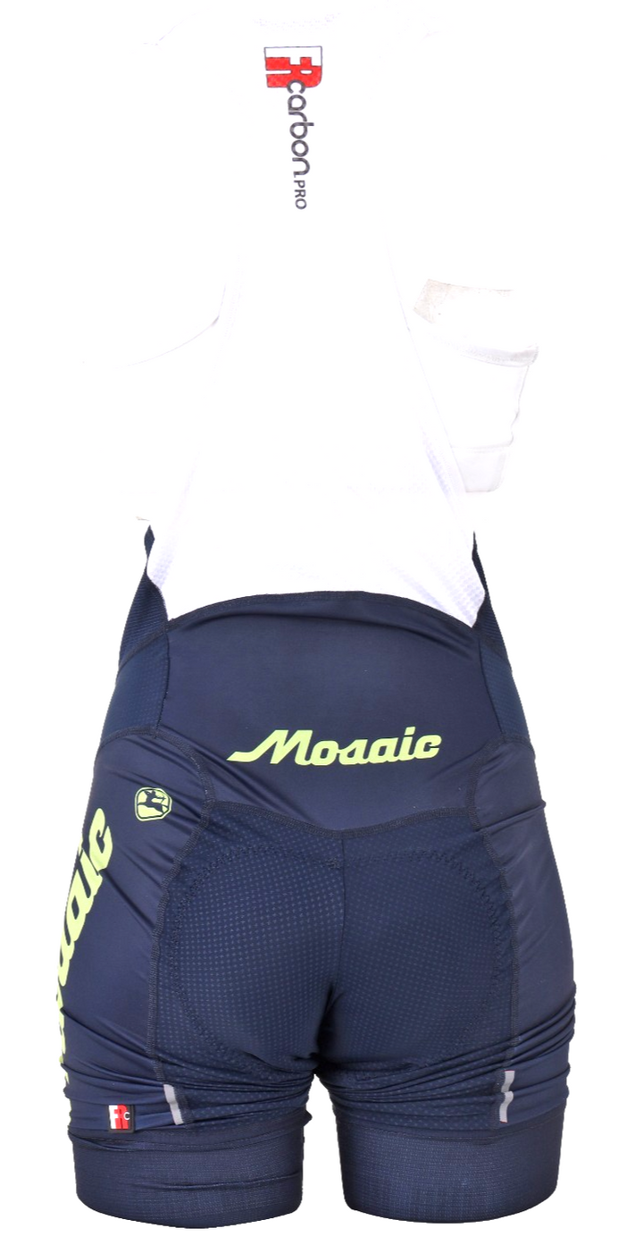 Giordana FR-C Pro Mosaic Bib Shorts Men SM Blue Road Gravel Bike Cycling Italy