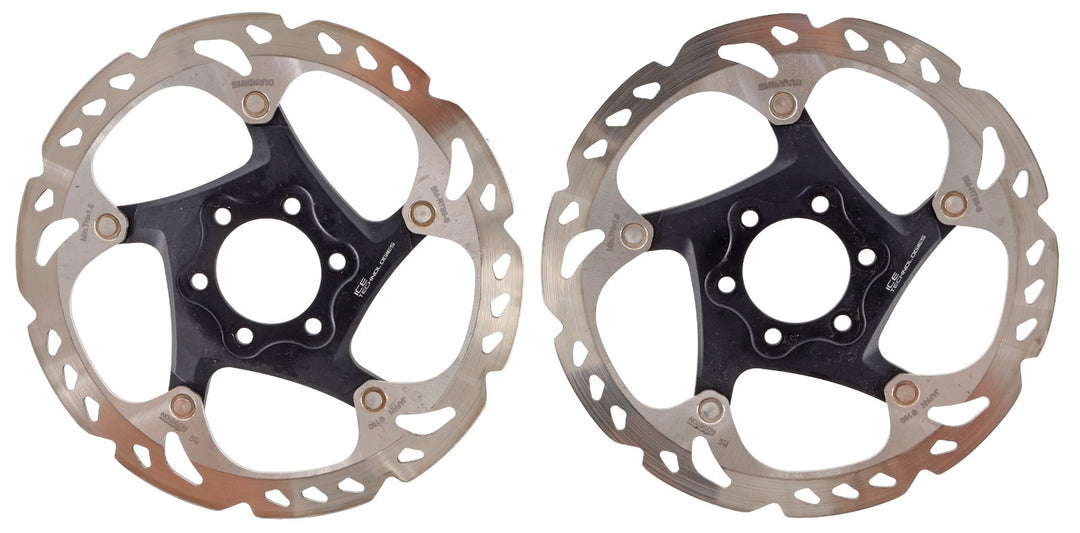 Shimano Deore XT SM-RT86-S PAIR Mountain Bike Disc Brake Rotor 160mm 6 Bolt XC