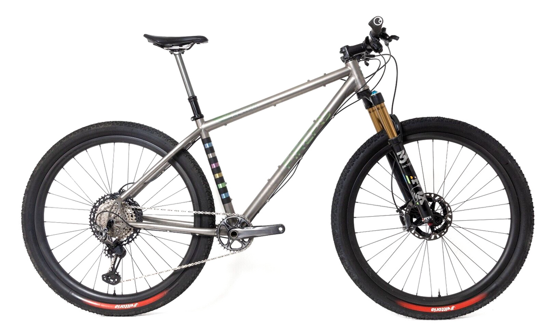 Firefly Bicycles 29" 1x 12 Spd Titanium Mountain Bike LARGE Shimano XTR Fox 2020