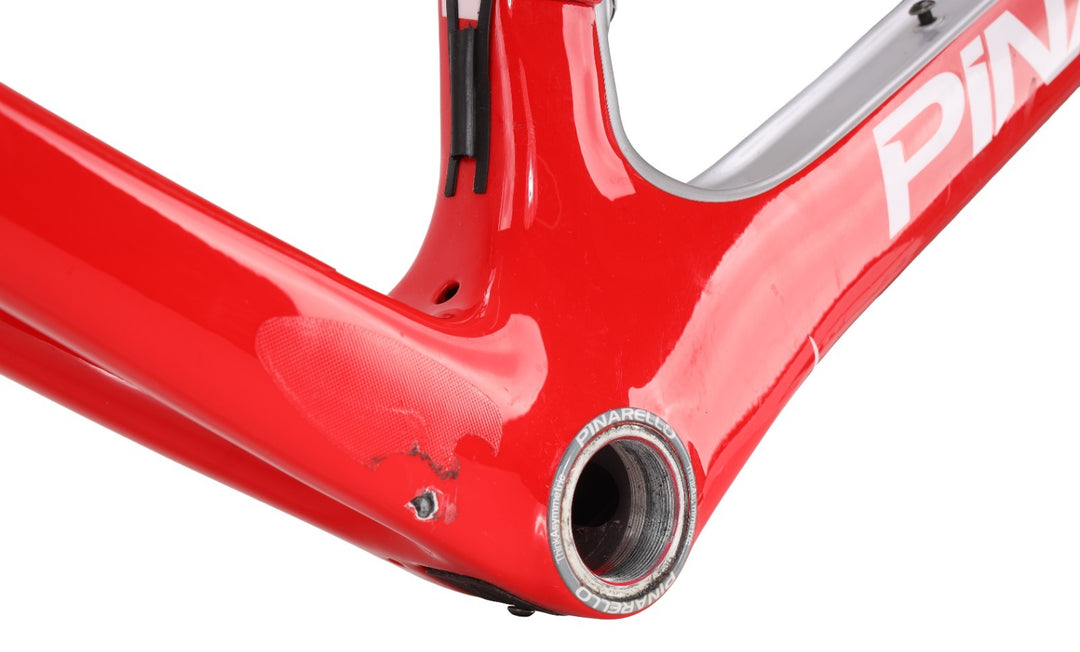 Pinarello Dogma F10 Disc Carbon Road Bike Frameset 56cm Red White Italy 2020