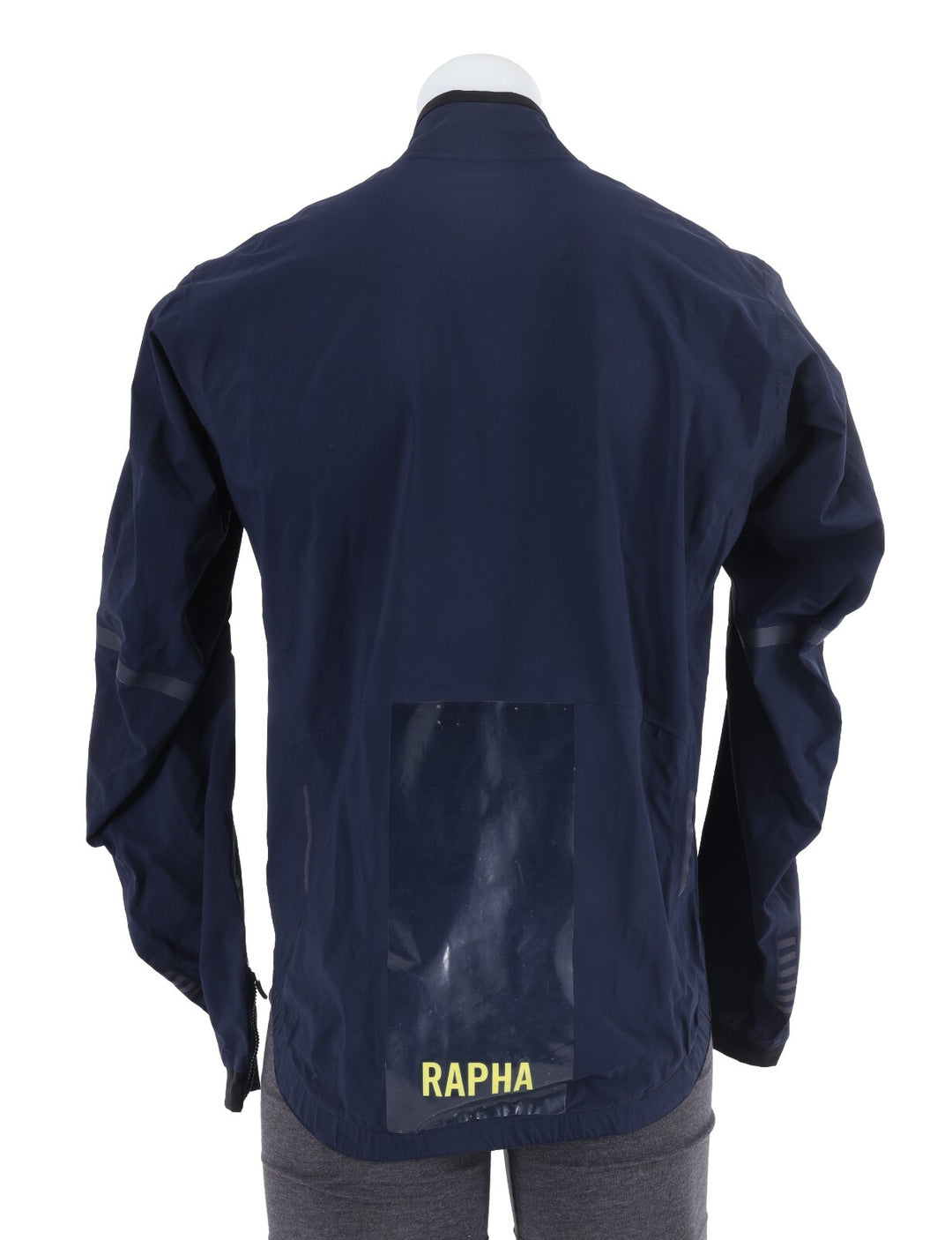 Rapha Pro Team Race Cape Rain Jacket LARGE Dark Navy Road Bike Gravel Waterproof