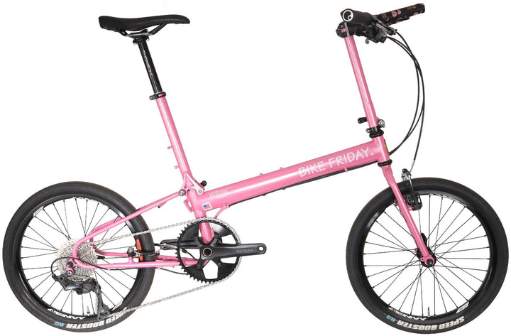 Bike Friday New World Tourist Travel Bike 1 x 11 Spd PINK w/ Case 20" V-Brake QR