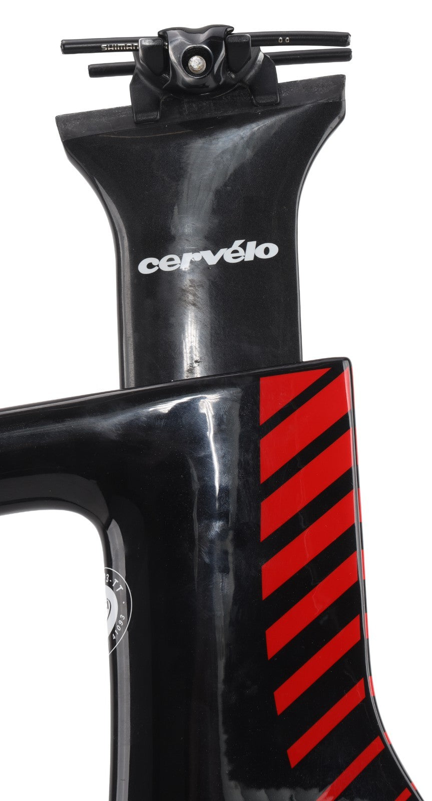 Cervelo P3 Carbon Aero Time Trial Bike Frameset 58cm BLACK/GREY 700c Rim QR 2018