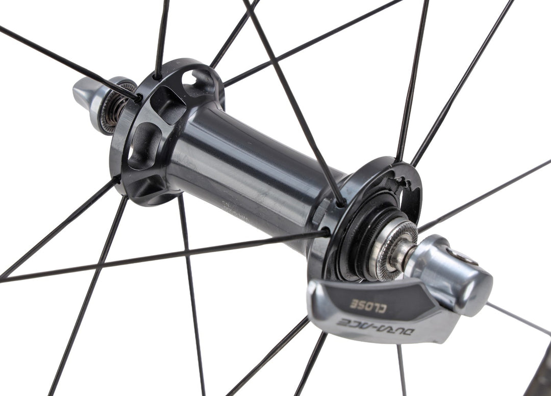 Shimano Dura-Ace WH-9000 C24 11 Spd Carbon Clincher Road Bike Wheelset 700c Rim