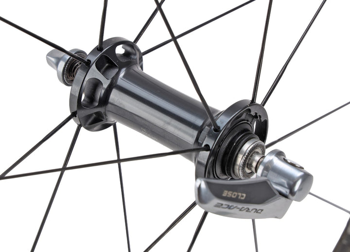 Shimano Dura-Ace WH-9000 C24 11 Spd Carbon Clincher Road Bike Wheelset 700c Rim