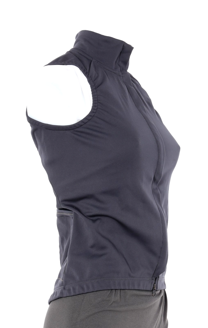 Velocio ES Cycling Vest Women SMALL Gray Road Bike Gravel Mountain Cyclocross