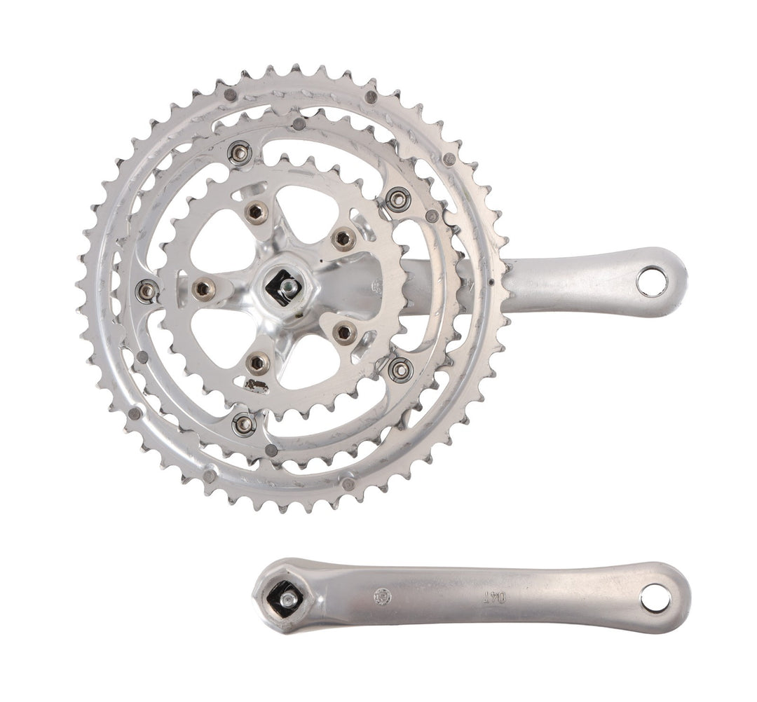 Campagnolo Veloce 3x 9 Spd Road Bike Crankset 170mm Triple w/ BB Vintage Cycling