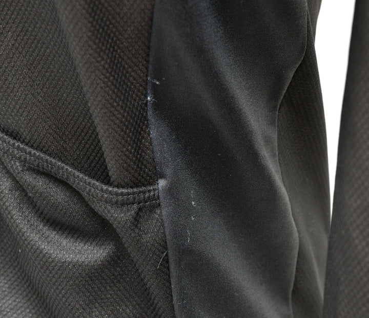 Panache Cycling Wind Jacket Men MEDIUM Black Striped Road Bike Gravel MTB Pocket