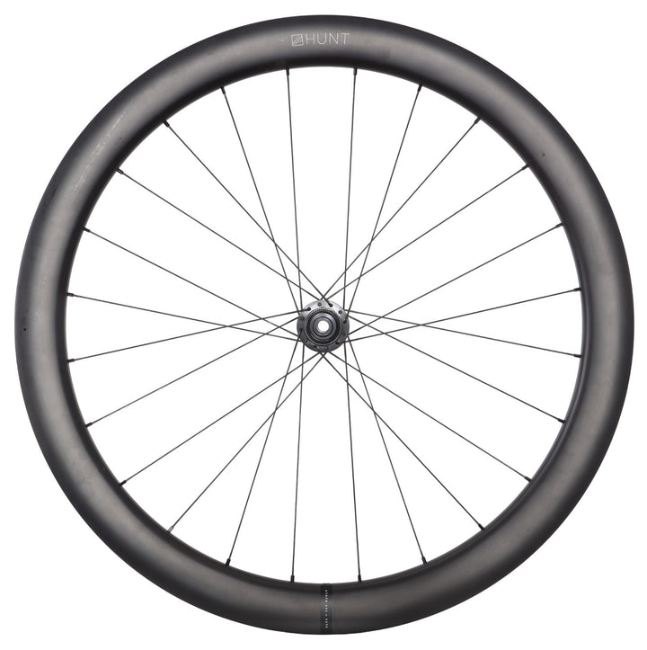 HUNT 50 Carbon Disc Tubeless Road Bike FRONT Wheel 12x 100mm 700c Gravel Cross