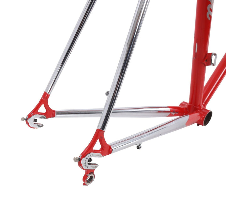 Simoncini Steel Road Bike Frameset 56cm RED 700c Columbus SLX Campagnolo Vintage