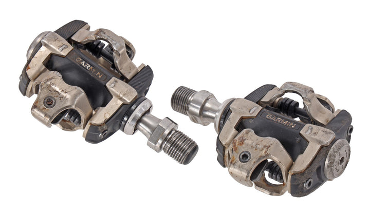 Garmin Rally XC100 Clipless Power Meter Mountain Bike Pedals Single Sided XC MTB