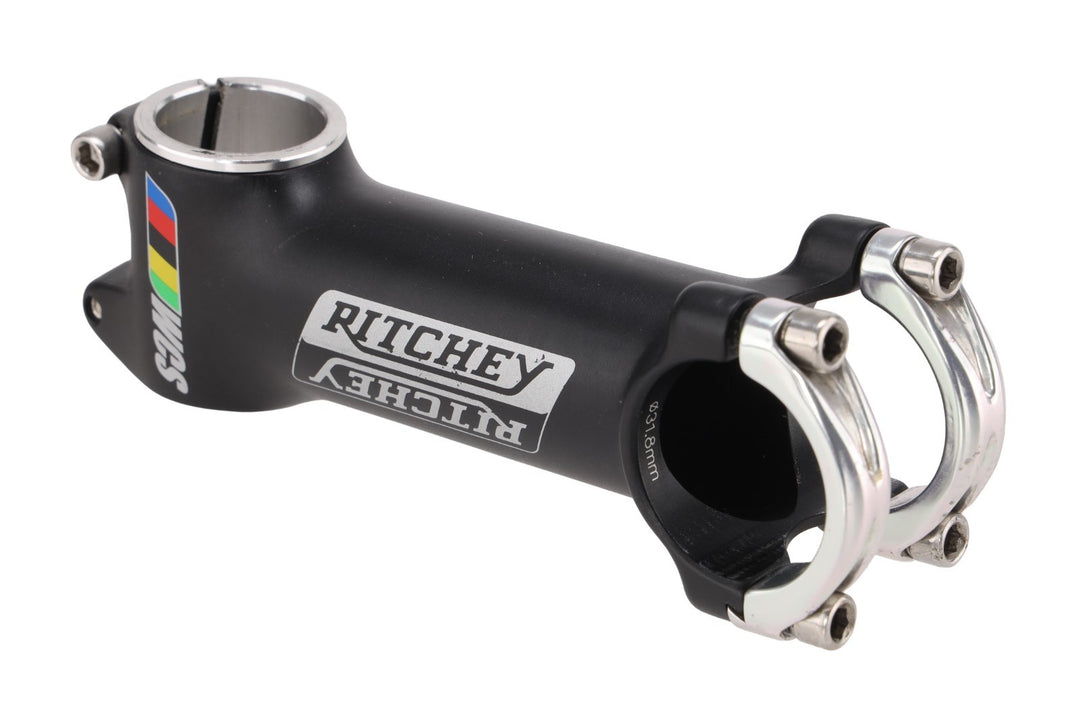 Ritchey WCS Alloy Road Bike Stem 31.8 x 110mm 6º BLACK 1-1/8" w/ 1" Shim 4-Bolt