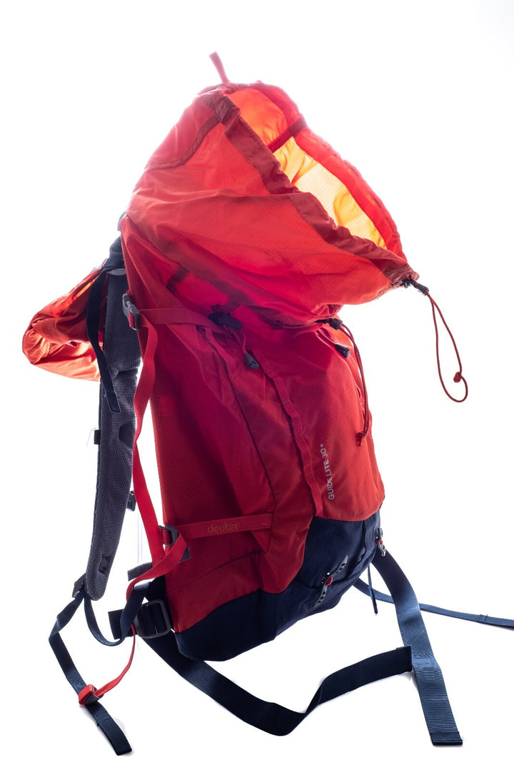 Deuter Guide Lite 30+ Mountaineering Backpack Cycling Commuter Pack Papaya-Navy