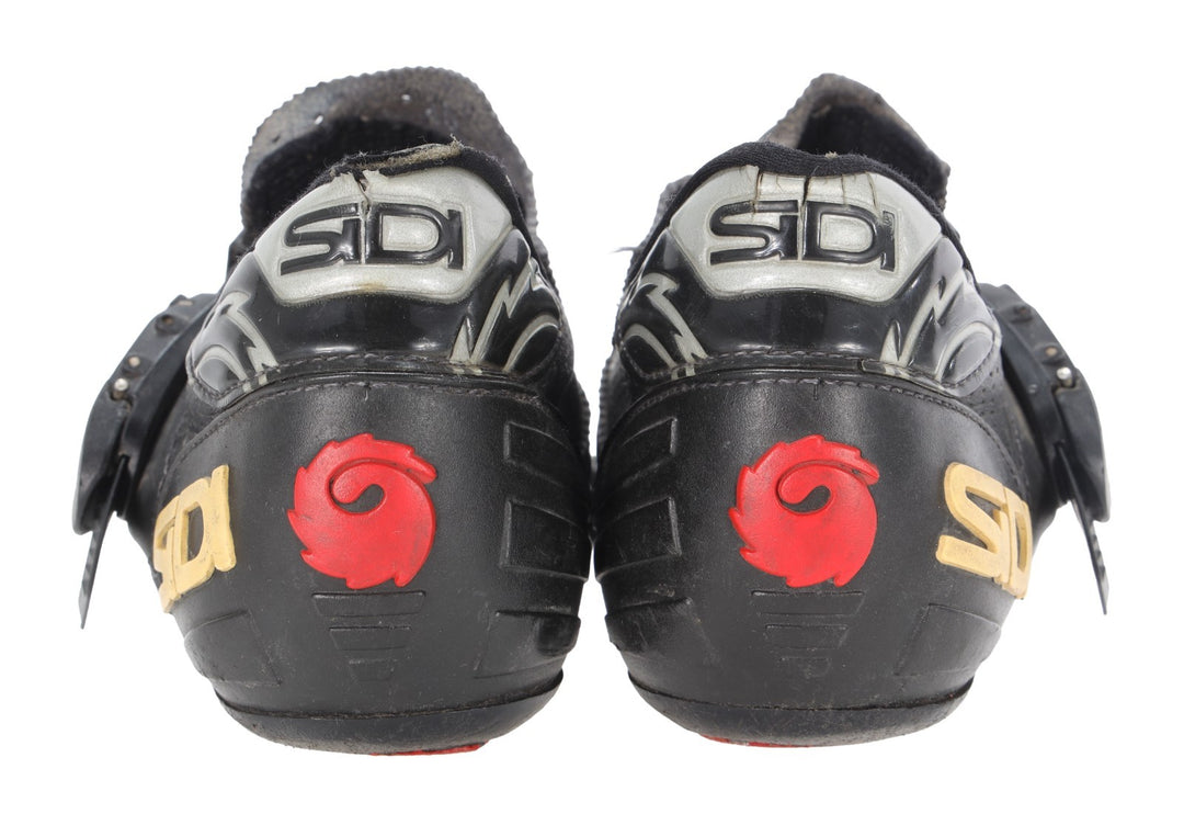 Sidi Genius Road Bike Shoes EU 40 US Men 7.5 Black 3-Bolt Cycling Race Gravel