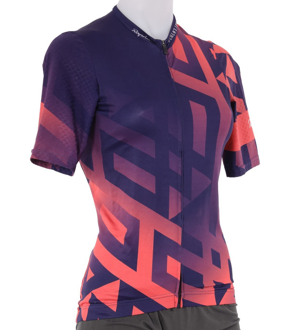 Rapha 100 Souplesse Aero Short Sleeve Jersey Women MEDIUM Blue Fade Road Bike