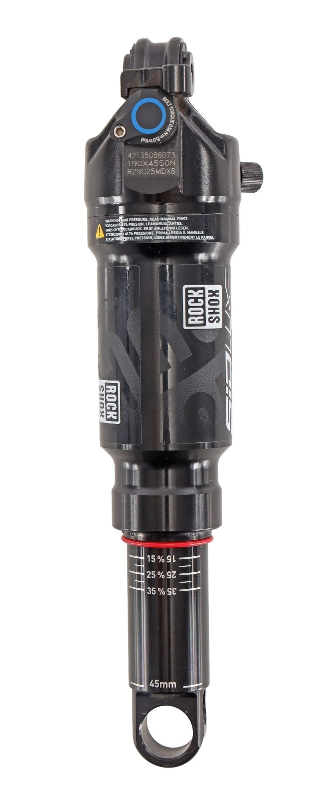 RockShox SIDLuxe Ultimate 3P Rear Air Shock 190 x 45mm RLR Solo Air XCO Mtn Bike