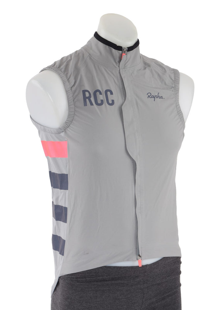 Rapha RCC Pro Team Gilet Vest Men Medium Road Bike GREY/SMOKE