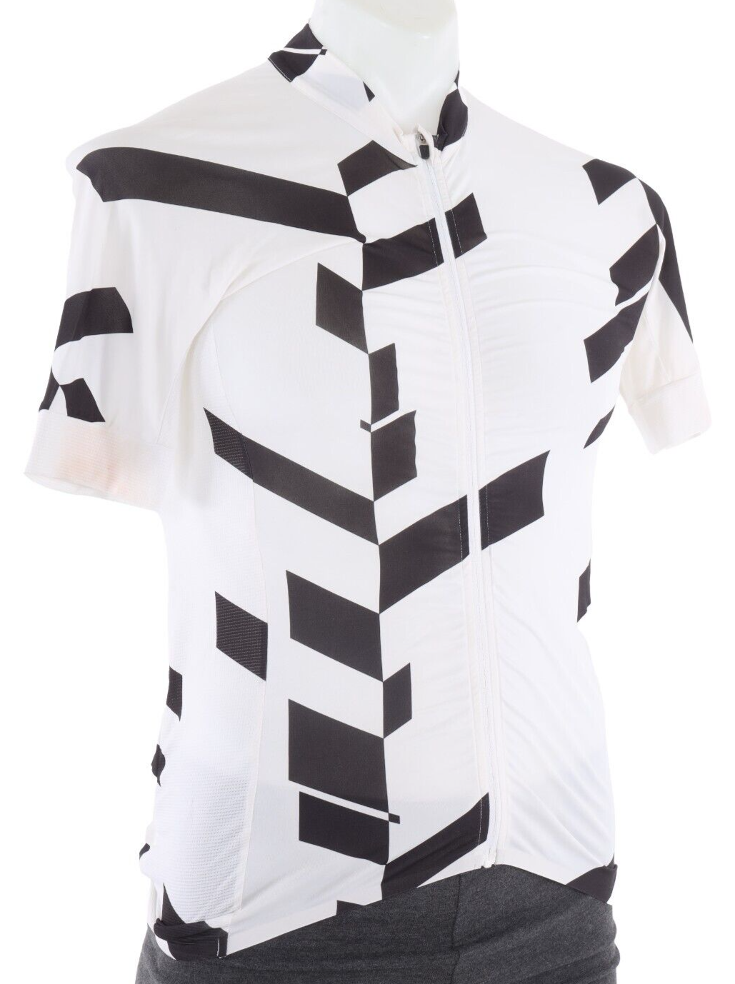 Rapha Pro Team Aero Short Sleeve Jersey Men MEDIUM White Black Road Bike Race CX