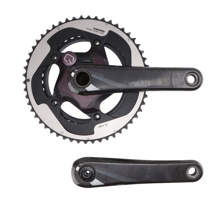 SRAM Quarq ELSA 2 x 11 Speed Road Bike Power Meter 53/39T 5-Bolt 130 BCD GXP