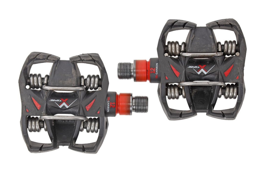 TIME ATAC MX 12 Carbon Clipless Mountain Bike Pedals Titanium 2-Bolt Enduro