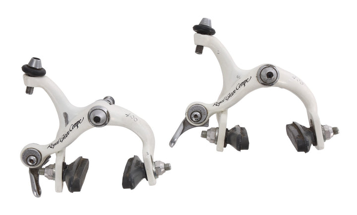 Dia-Compe Royal Gran Compe 400 Road Bike Rim Brake Caliper Set WHITE F+R Vintage