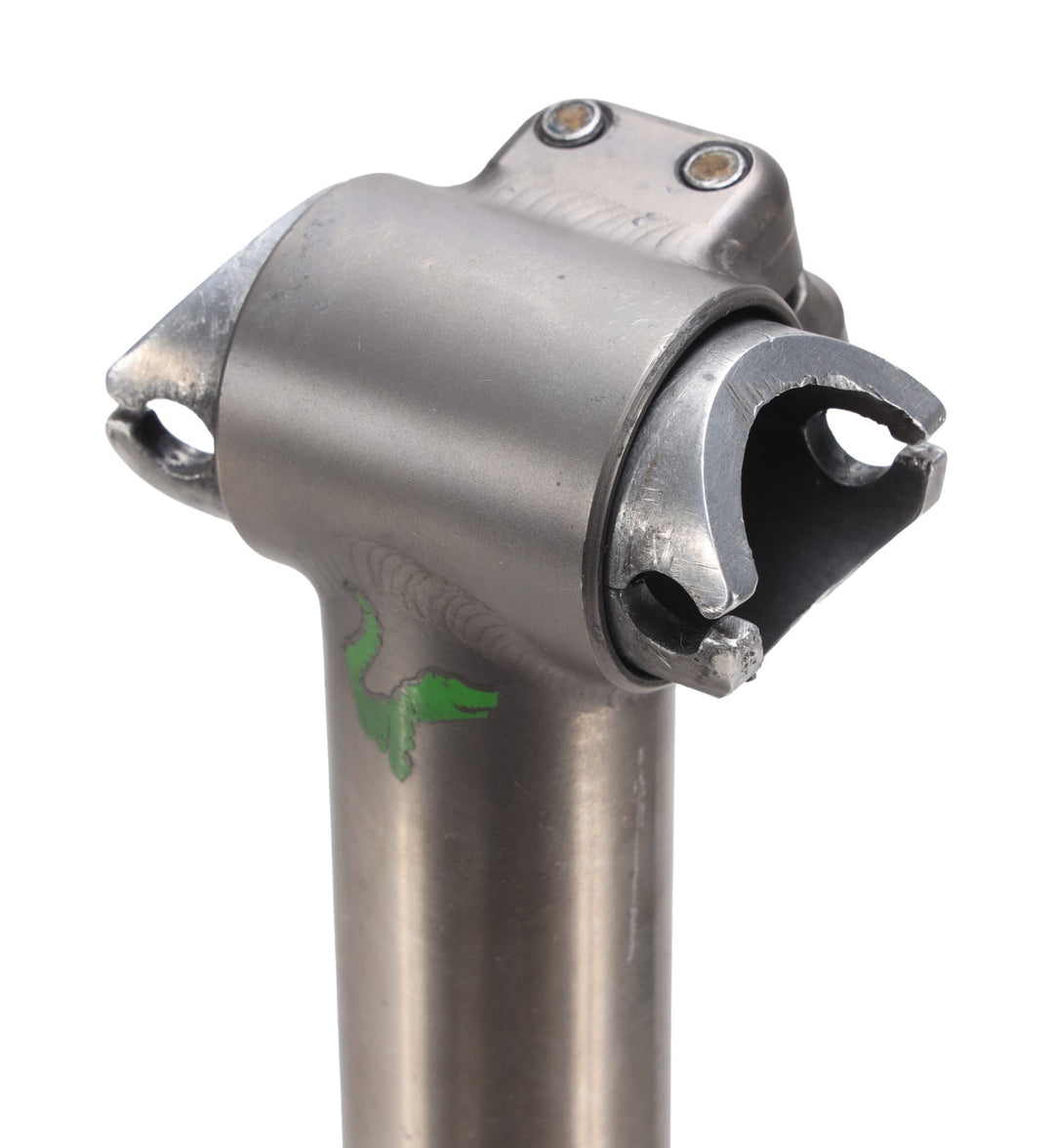 Moots Titanium Road Bike Seatpost 27.2 x 340mm 0mm Setback 7 x 7mm Rail Vintage