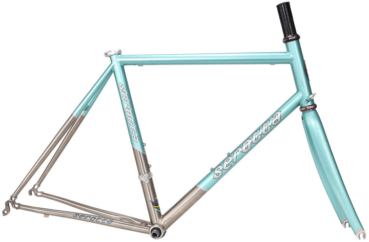 Serotta Colorado Ti CTi Road Bike Frameset XS 50cm 650c TEAL Rim QR USA Made