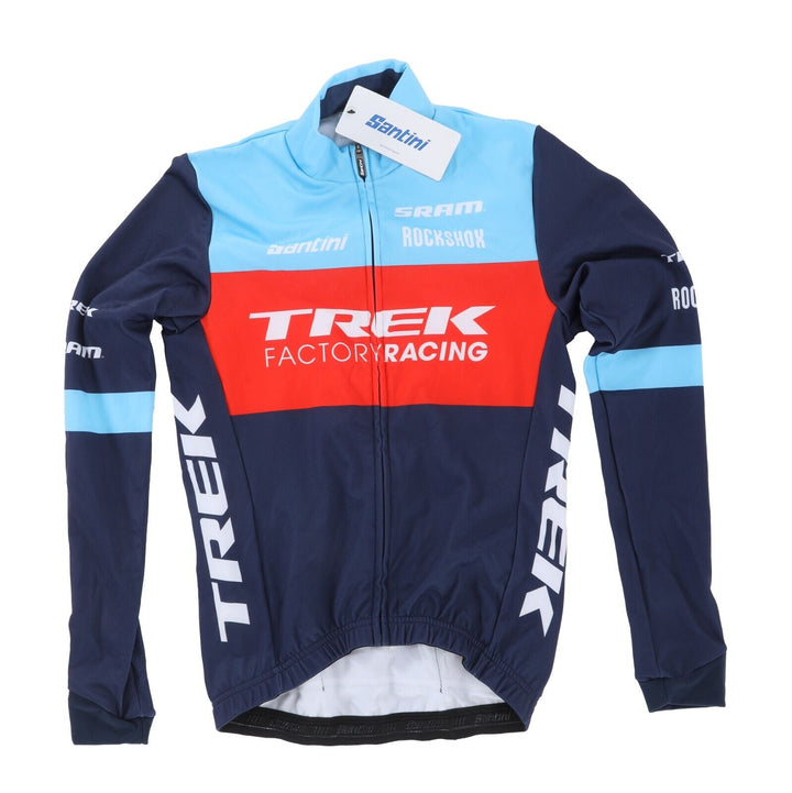 Santini Trek Factory Team Issue Long Sleeve Thermal Jersey + Bib Tights XS Kit