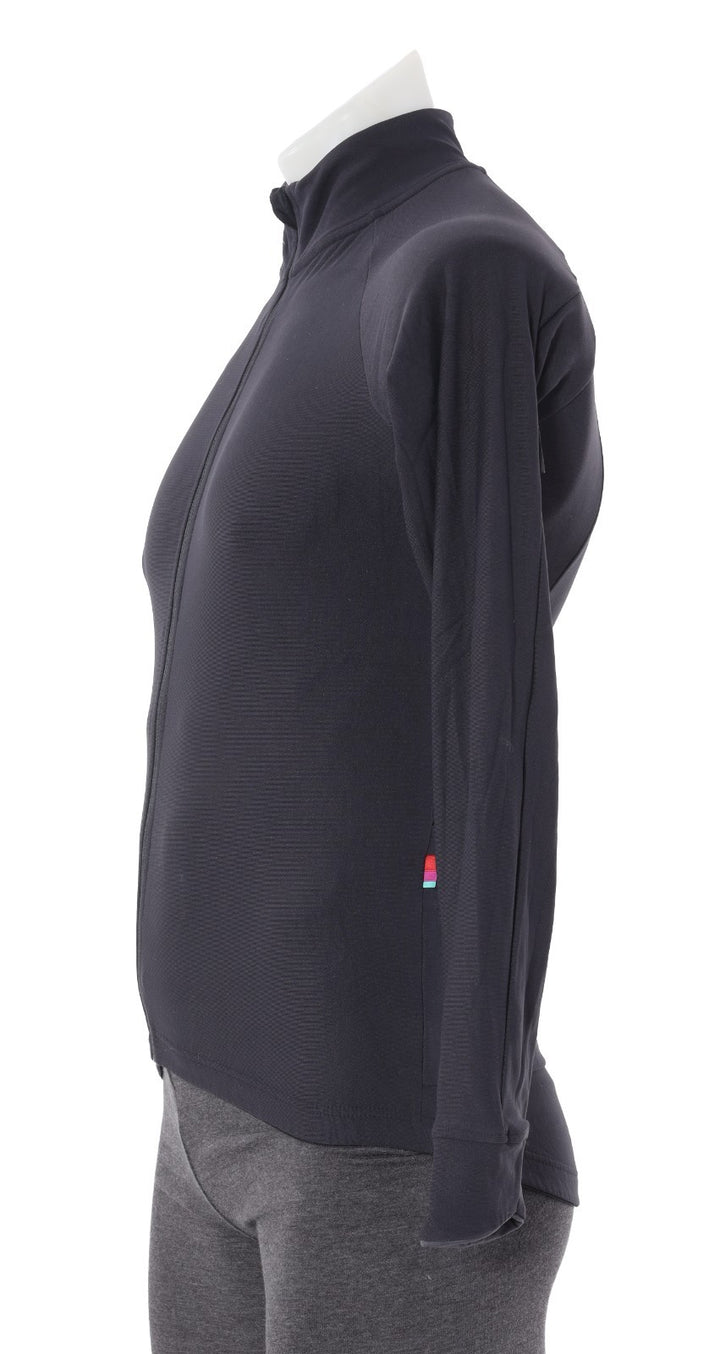 Velocio ONE Long Sleeve Men Zip Cycling Jersey Gray MEDIUM Road Bike Cycling