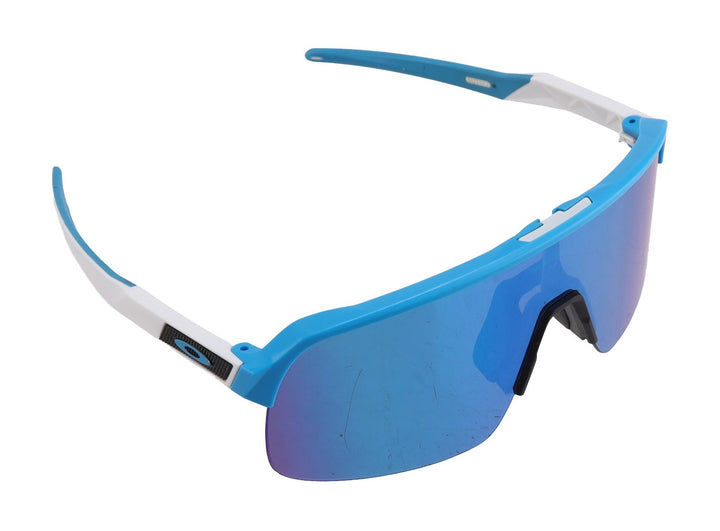 Oakley Sutro Lite Cycling Sunglasses Matte White Prizm Sapphire Lens OO9463-6639
