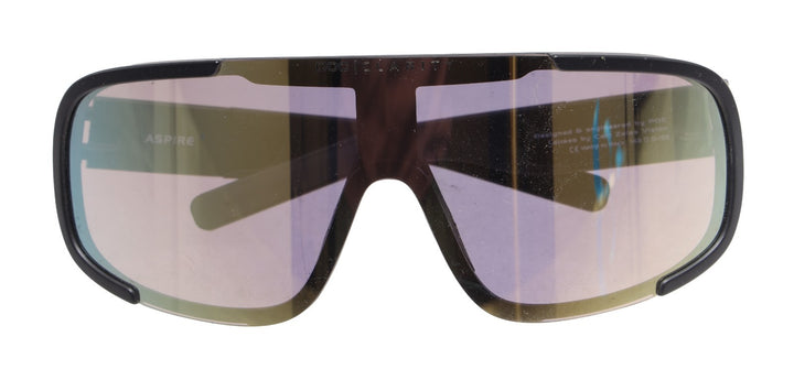 POC Aspire Cycling Sunglasses BLACK Clarity Gold Lens Carl Zeiss Road MTB Secure