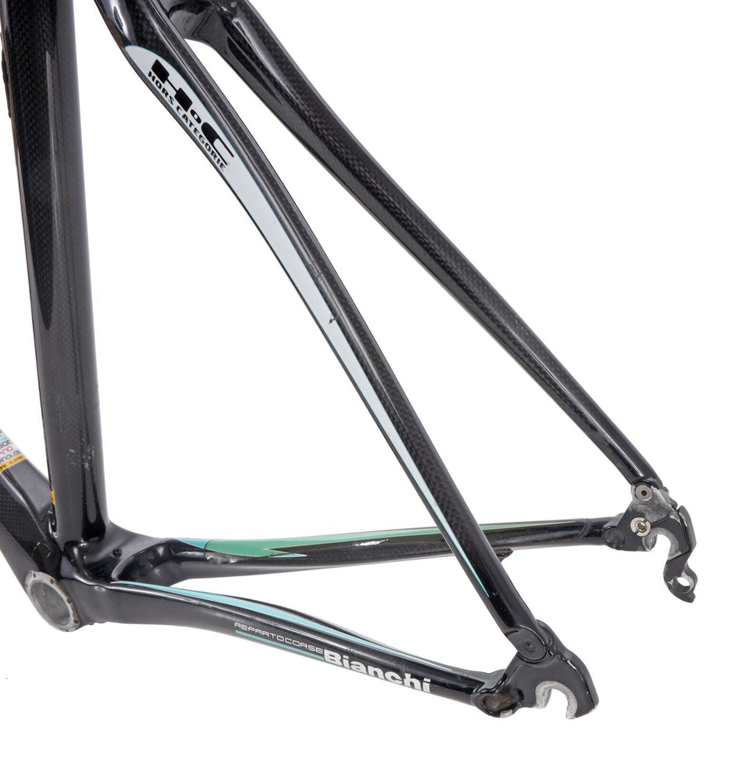 Bianchi HoC 928 SL Carbon Road Frameset 55cm Handmade 700c Rim Brake Italy 2007