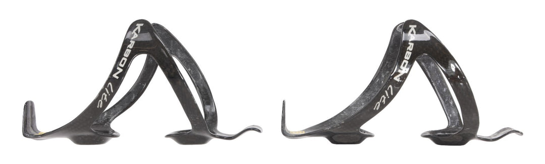 Profile Design Karbon Lite Carbon 3K Weave Bottle Cage PAIR Glossy Black 22 Gram