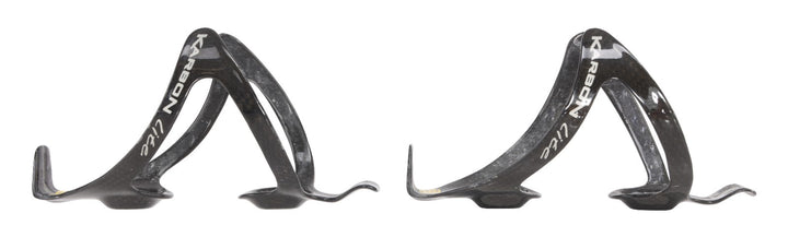 Profile Design Karbon Lite Carbon 3K Weave Bottle Cage PAIR Glossy Black 22 Gram