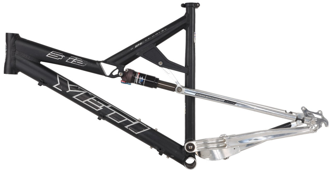 Yeti 575 AS-R Long Travel 26" Alloy Mountain Bike Frameset LARGE Black Fox 2005