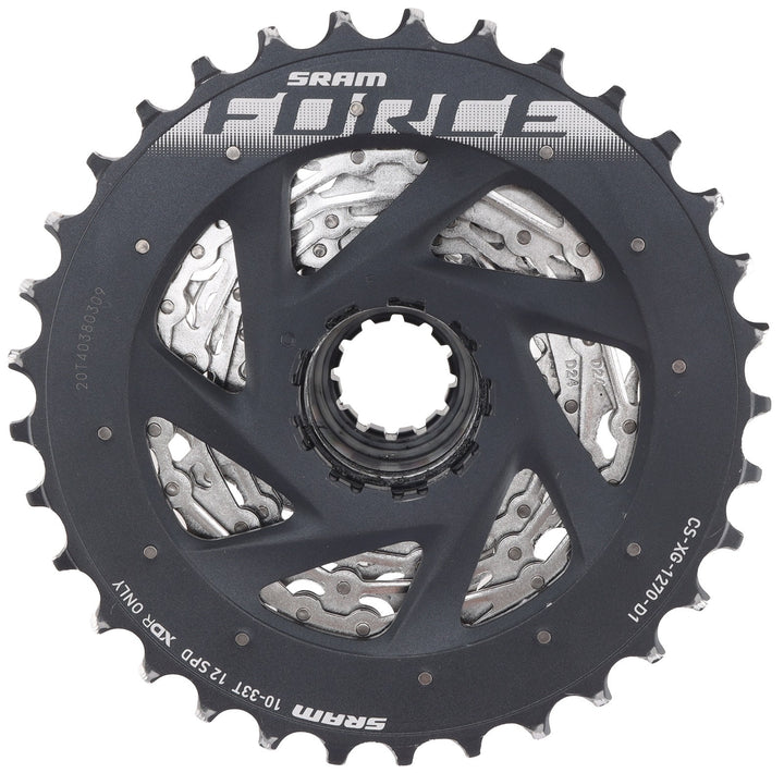 SRAM Force eTap AXS 12 Speed 10-33T Road Bike Cassette CS-XG-1270-D1 XDR Driver