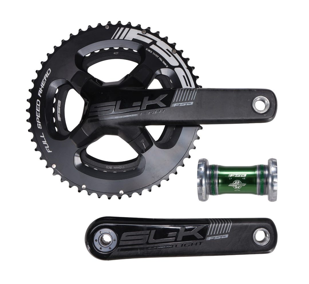 FSA SL-K Light Carbon Road Bike Crankset 2 x 11s 175mm 54/40T 110 BCD BB386EVO