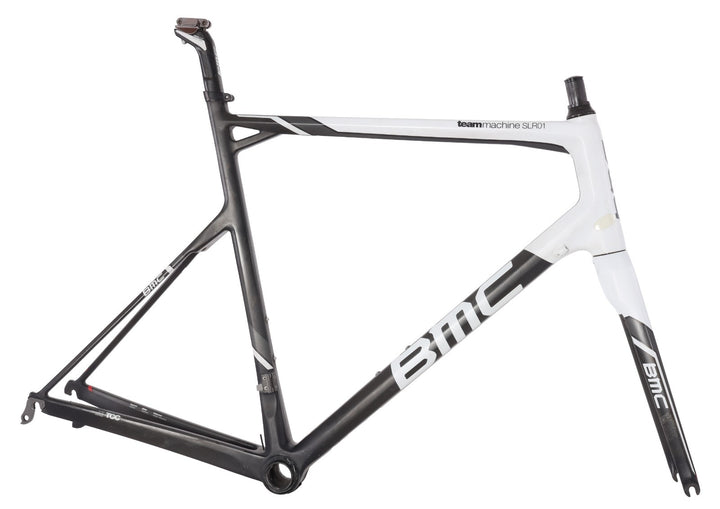 BMC Teammachine SLR01 TCC Carbon Road Bike Frameset 60cm Black/White Rim QR 2013