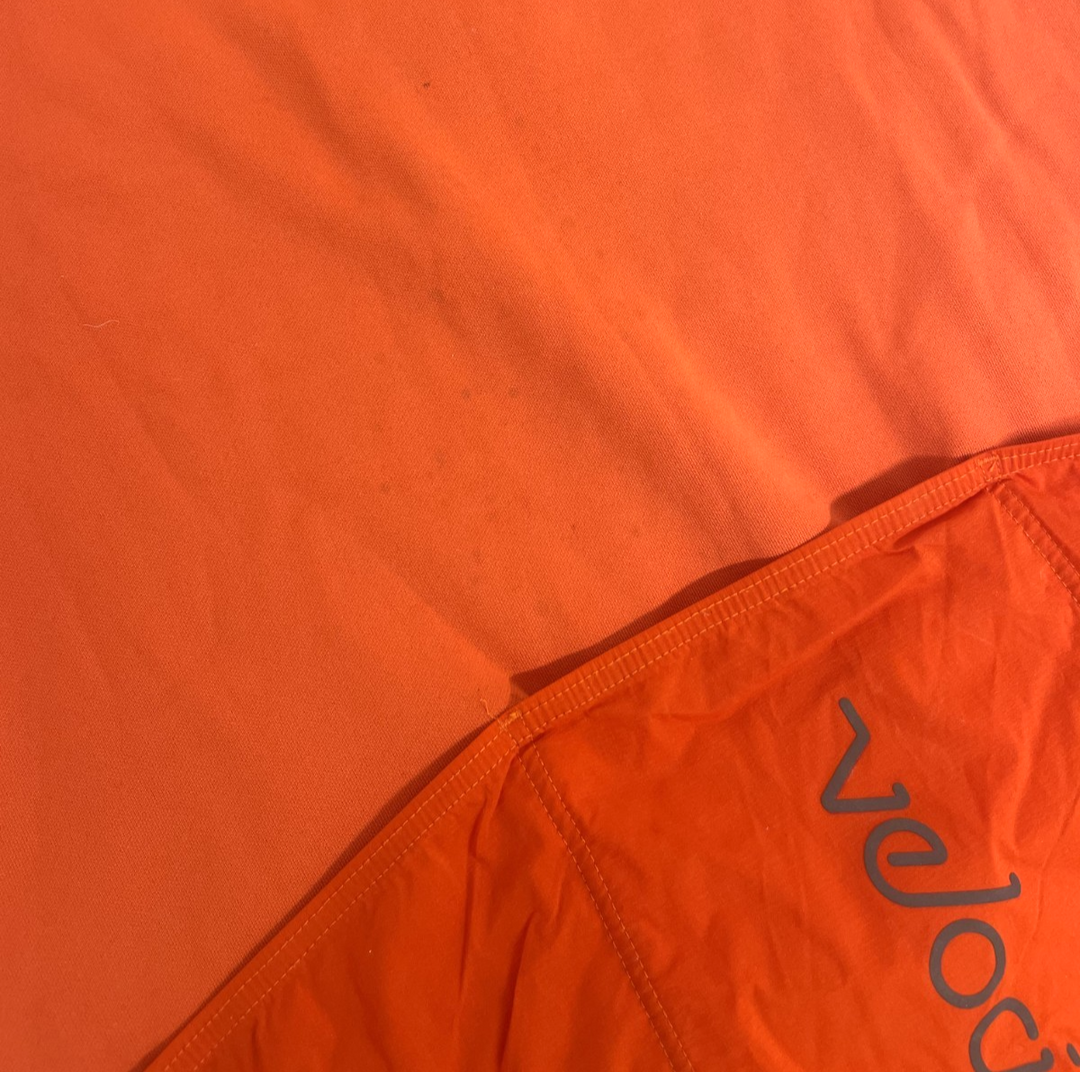 Velocio Alpha Merino Long Sleeve Jacket MEDIUM Orange Winter Cycling