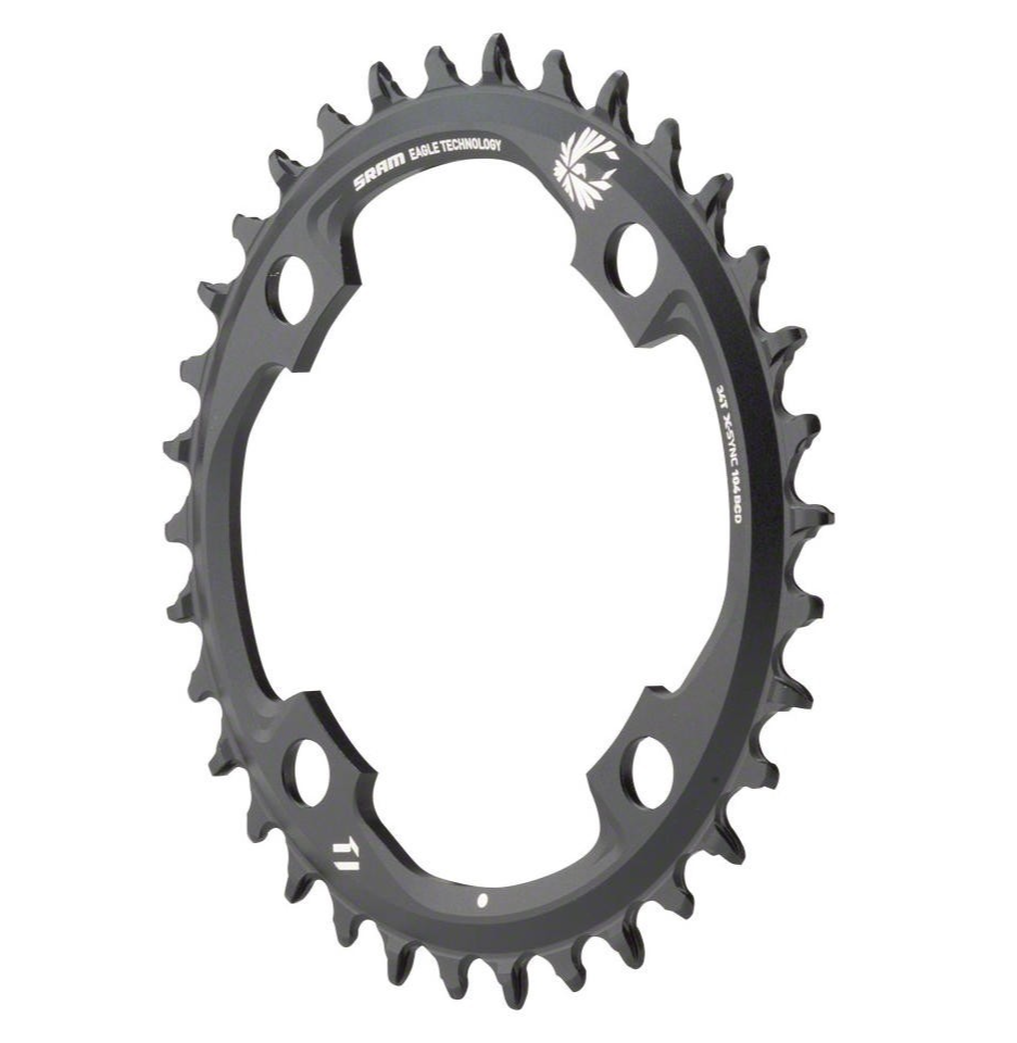 SRAM X-Sync 2 Eagle 34T Mountain Bike Chainring 12 Speed 4 Bolt 104BCD CX DH