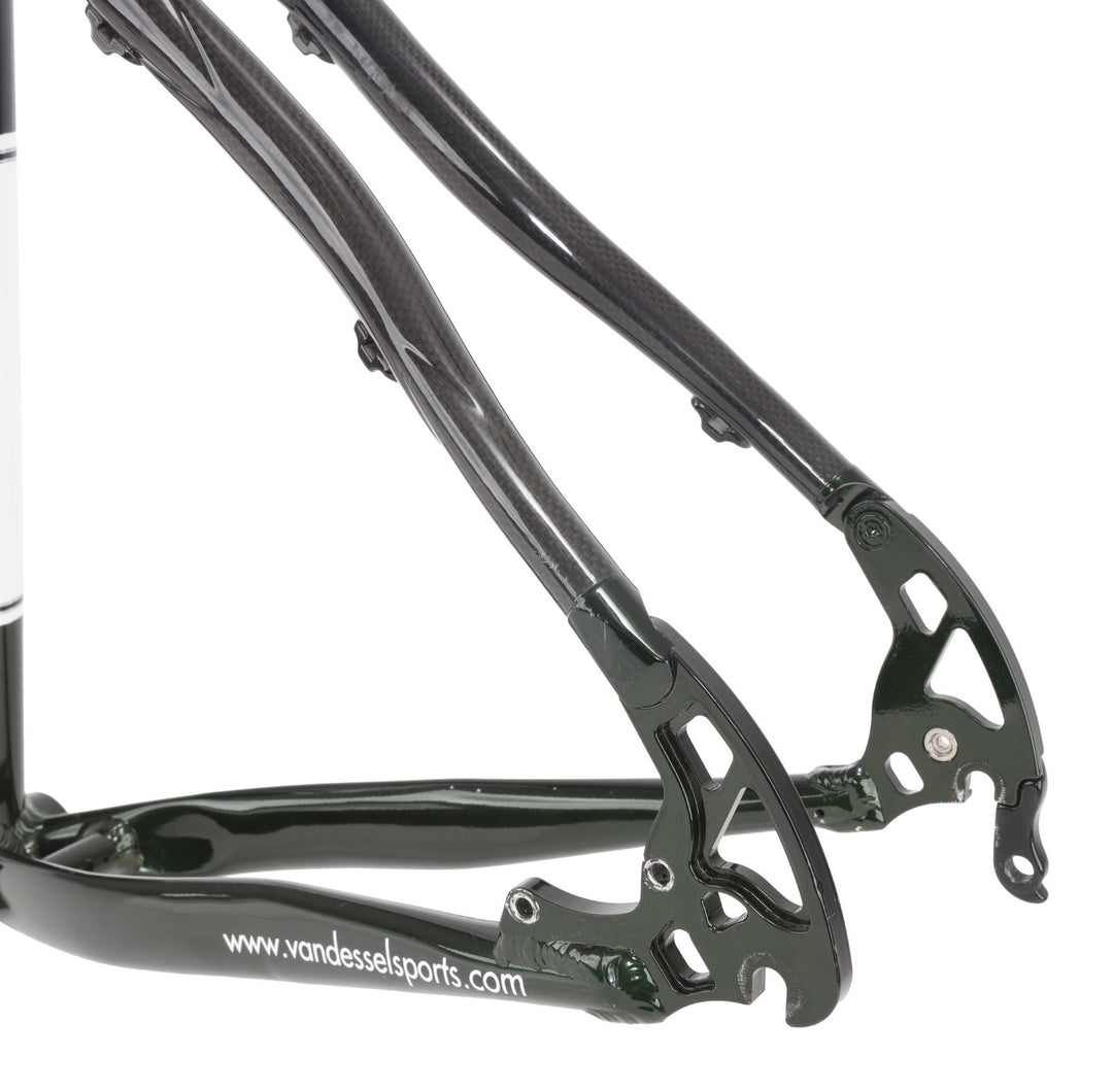 Van Dessel Jersey Devil 29er Alloy Hardtail Mtn Bike Frame XL Green Disc XC 2007