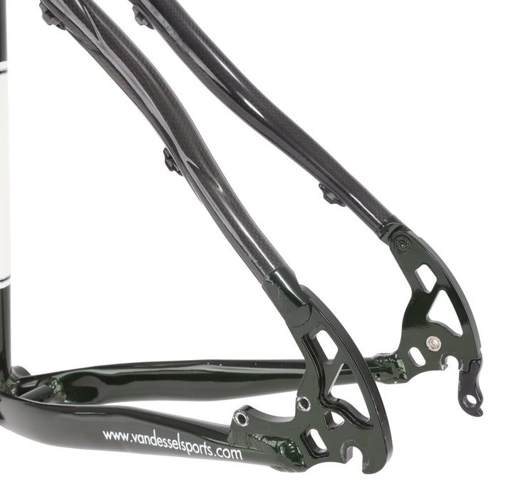 Van Dessel Jersey Devil 29er Alloy Hardtail Mtn Bike Frame XL Green Disc XC 2007