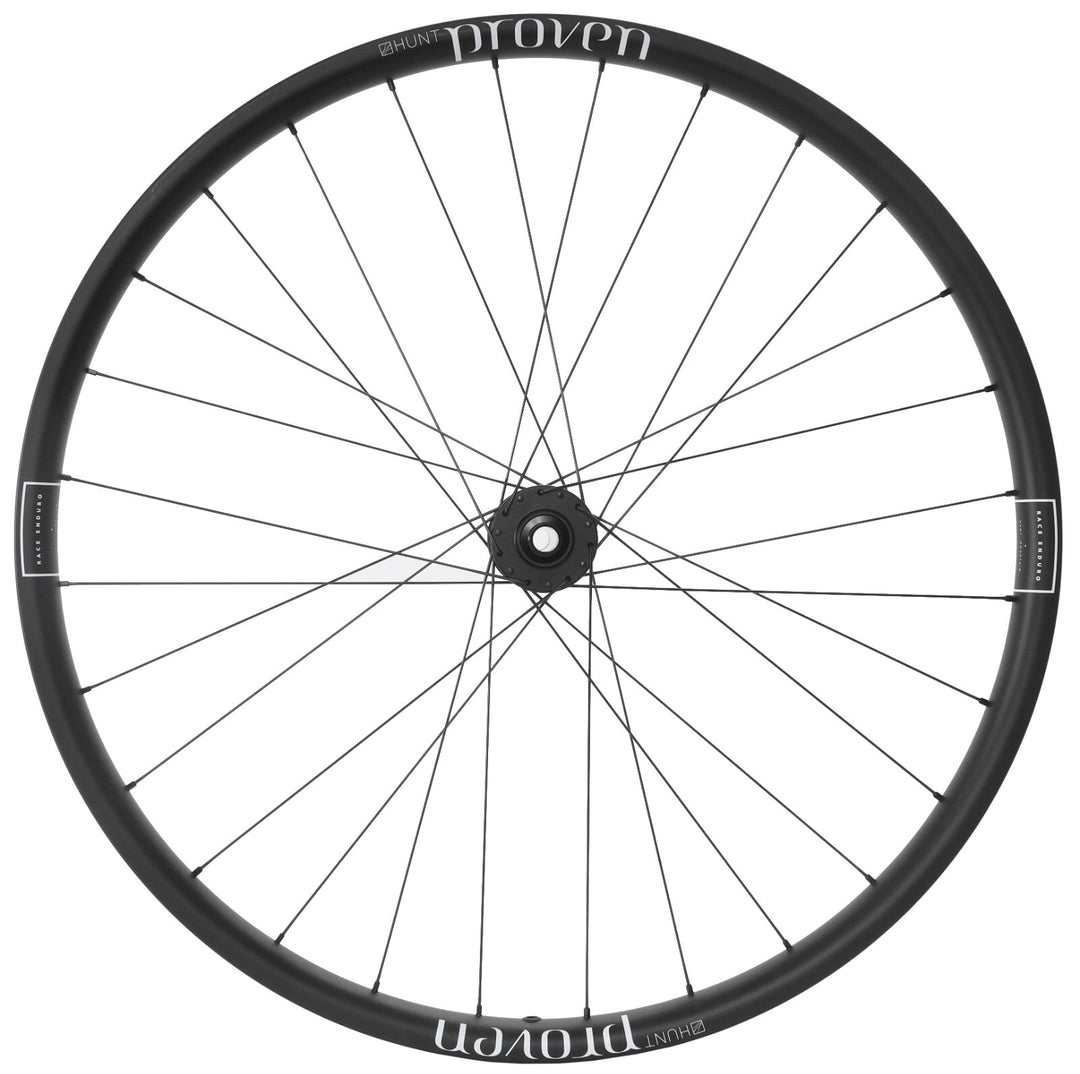 HUNT Proven Carbon Enduro 29" Disc Tubeless 15x 110 MTB FRONT Wheel 6B Race Bike